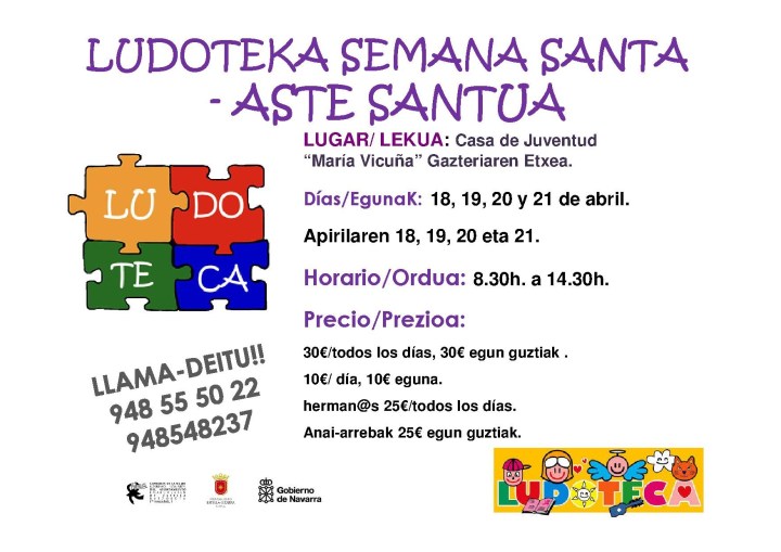 Cartel Ludoteca S Sdef