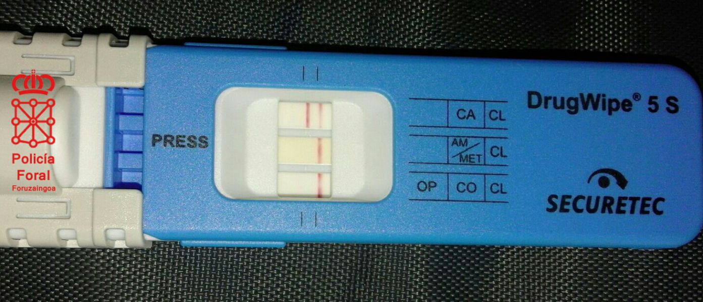 Un conductor da positivo en todas las drogas que detecta el test ...
